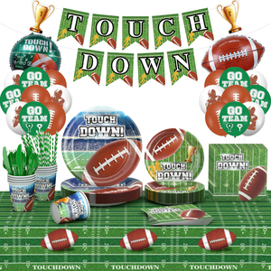 Juego <span class=keywords><strong>de</strong></span> Vajilla para el Día del Partido <span class=keywords><strong>de</strong></span> Fútbol, Cenas, Almuerzos, Dulces y Pasteles para Fiestas <span class=keywords><strong>de</strong></span> Cumpleaños - Product Image 1