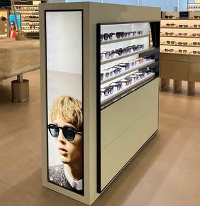 Espositore per Negozio di Ottica con Illuminazione LED e Ripiani in Acrilico per Occhiali - Product Image 6