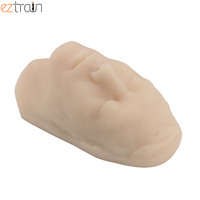 Modelo de Entrenamiento para Inyecciones Faciales, Cabeza de Maniquí Masculino de Silicona con Huesos Simulados, Entrenamiento Médico, Práctica de Botox