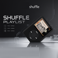 Lecteur MP3 rotatif en alliage de zinc avec haut-parleur, appareil de musique, radio FM, enregistreur, son HIFI sans perte, cadeau musical pour étudiant