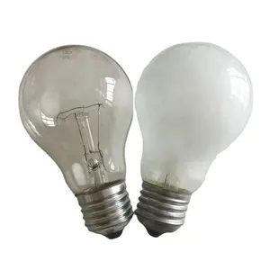 GLS Incandescent Light Bulb A55 A60 A70 Clear And Frosted 25 40 60 75 100W Single Filament CE