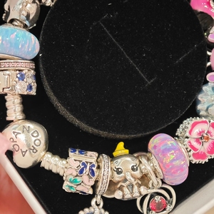 Pulsera <span class=keywords><strong>de</strong></span> Plata 925 con Circonitas, Diseño <span class=keywords><strong>de</strong></span> Donut Rosa, para Mujer, <span class=keywords><strong>de</strong></span> Alta Gama, con Cuentas DIY, Regalo para Fiesta - Product Image 2