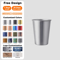Fabricant en gros de tasses en acier inoxydable écologiques, empilables, de qualité alimentaire, au design classique, avec logo personnalisé, pour le camping et les activités de plein air