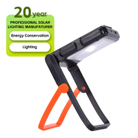 Lampe de lecture de bureau LED rechargeable solaire mini en plastique écologique brevetée