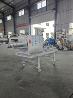Séparateur solide-liquide humide et sec pour petite ferme, pour fumier de vache, vente chaude, sécheuse à pression pour excréments de porc avec moteur de pompe