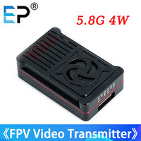 E-power 5.8G 4W FPV transmetteur vidéo VTX 48CH 4000W dissipateur de chaleur intégré + ventilateur pour pièces de modèle RC FPV longue portée
