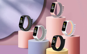 Vente directe d'usine, bracelet de montre en nylon réglable avec velcro pour <span class=keywords><strong>Samsung</strong></span> <span class=keywords><strong>Galaxy</strong></span> <span class=keywords><strong>Fit</strong></span> 2, bracelet pour femmes et hommes - Product Image 6