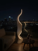 Lampadaire moderne en fer avec couleur variable, grande taille, facile à assembler, idéal pour chambre et intérieurs, garantie 1 an