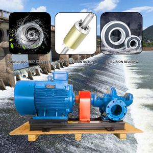 Bomba de Agua Industrial Personalizable de Alto Caudal, Bomba de Motor Diésel de Una Etapa, Doble Succión, Carcasa Dividida para Control de Inundaciones - Product Image 4