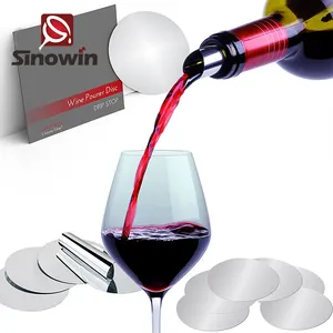 Meilleures ventes : Disques anti-gouttes personnalisés en aluminium pour vin, idéaux pour les cadeaux - Product Image 1