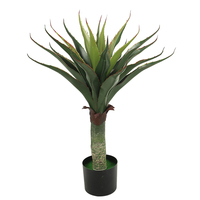 Décoration de chambre en gros : Agave artificielle en pot, plantes artificielles, centres de table de Noël et de mariage, décorations de table