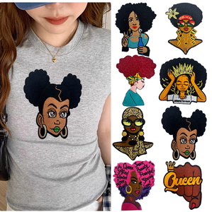 カスタムアイロン刺繍ロゴパッチ服にパーカー用パーソナライズパッチ - Product Image 4