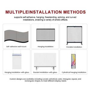 Affichage Led publicitaire pour vitrine de magasin Écran Led transparent Pantalla Led Écrans Led en verre transparent - Product Image 4