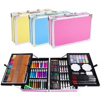 Boîte cadeau de 145 stylos aquarelle pour enfants, ensemble de stylos de couleur en gros pour la peinture, pour l'expression artistique créative