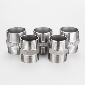 304 thép không gỉ lục giác dây đôi kết thúc ren bên ngoài chủ đề kết nối trực tiếp kết nối và truyền nội bộ - Product Image 6