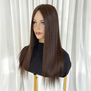 Listo para Enviar, Topper de Cabello Humano Europeo de Color Castaño Oscuro, Doble Trama, Alta Densidad, 9x9 Pulgadas, para Mujeres con Pérdida de Cabello - Product Image 3