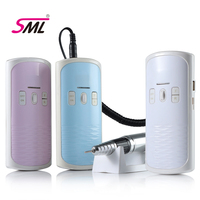 Machine à percer les ongles professionnelle de haute qualité SML M8 pour le façonnage, le polissage, l'élimination des ongles en acrylique, des ongles en gel, perceuse rechargeable