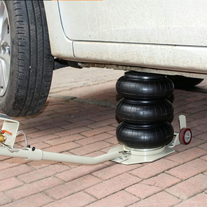 <span class=keywords><strong>Cric</strong></span> pneumatique triple sac <span class=keywords><strong>de</strong></span> 3 tonnes (6600 lb) à levage rapide avec longue poignée pour réparation automobile et entretien en garage - Product Image 2