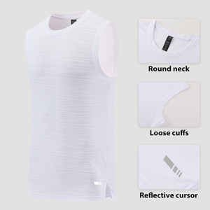 Nuovo gilet da <span class=keywords><strong>uomo</strong></span> morbido e leggero traspirante ampio canottiera da basket per <span class=keywords><strong>uomo</strong></span> senza maniche t-shirt <span class=keywords><strong>sportive</strong></span> - Product Image 3