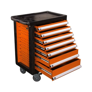 Carro de herramientas profesional de fábrica con 7 cajones, banco de trabajo, taller, garaje, metal, ruedas, caja de herramientas, carrito rodante, gabinetes para herramientas - Product Image 2