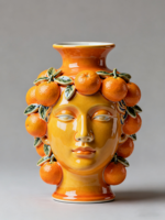 Vase en céramique haut de gamme 3D Muse Strawberry pour la décoration de la maison et les collections