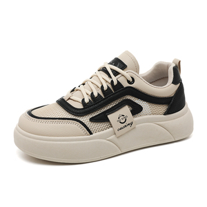 Chaussures d'été respirantes pour femmes, chaussures décontractées respirantes à semelle épaisse pour étudiantes - Product Image 2