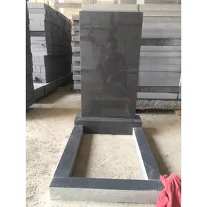Chinese granite G654 russian style memorial stone