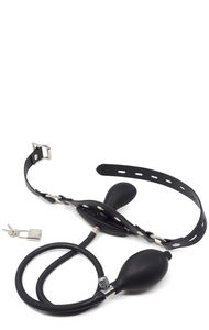 MOG Inflatable समायोज्य गेंद मुँह चुप काले inflatable गेंद झूठ गेंद ताला के साथ बंधन सेक्स गुलाम वयस्क खेल के लिए - Product Image 3