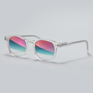 Lunettes de soleil rondes à monture complète, verres miroir, légères, unisexes, protection solaire pour adultes - Product Image 3