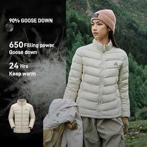 Chaqueta Impermeable para Mujer, Tres en Uno, con Forro de Plumón de Ganso, Tejido Toray 20000mm, para Montañismo y Senderismo en Invierno - Product Image 3