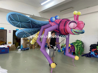 Costume de toucan gonflable géant pour la marche, marionnette d'oiseau gonflable pour les spectacles de défilés en plein air