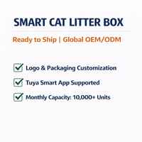 Kotak Pasir Kucing Pintar Otomatis Bersihkan Sendiri dengan Kontrol Aplikasi, Sensor Keamanan Ganda, Kapasitas Besar 70L, Termasuk Kantong Sampah - Kitty