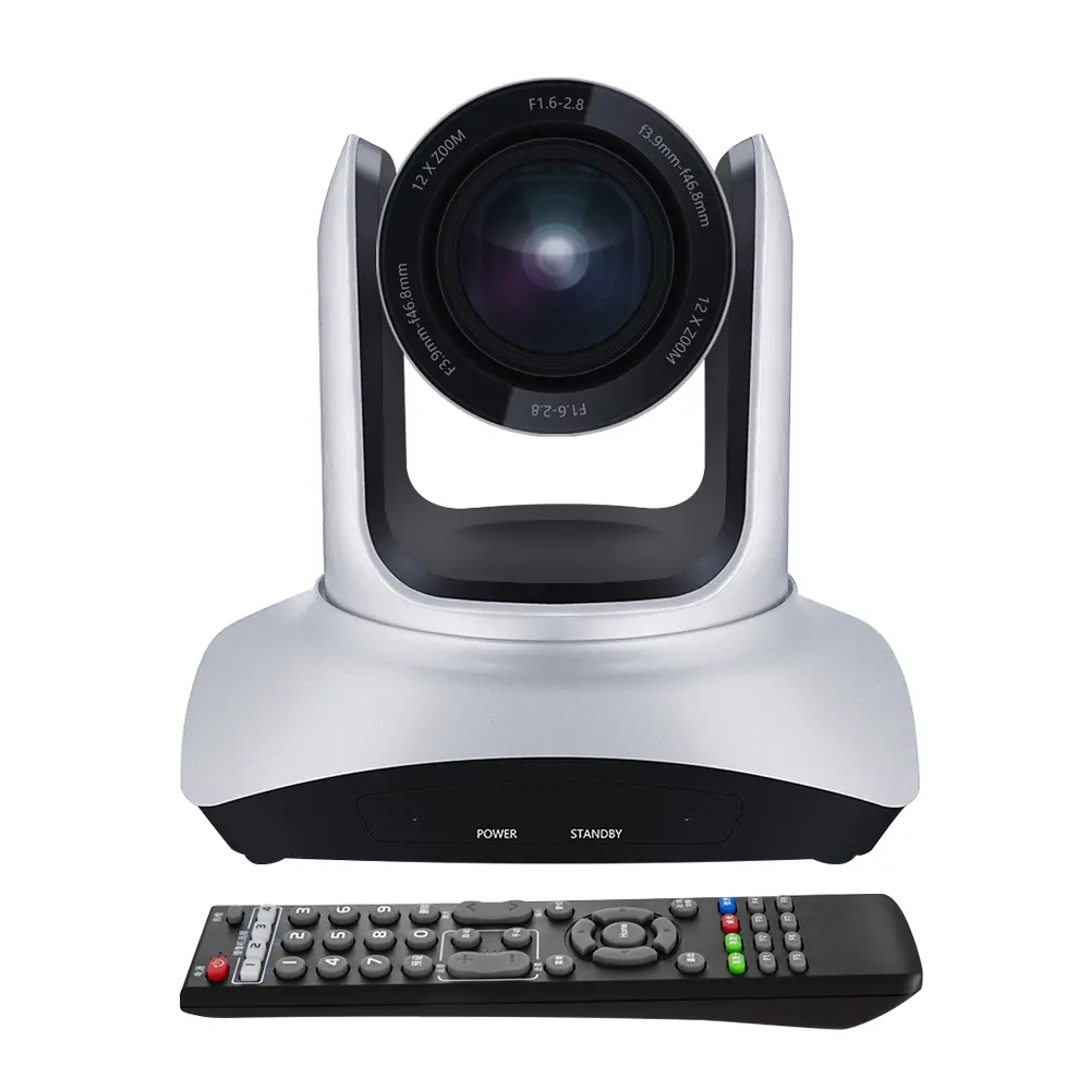 PTZ SDI HDM1 POE NDI 4K Ultra HD Video Conference Webcam 1080P 60 FPS 4K 20X NDI PTZ Webcam for Church
