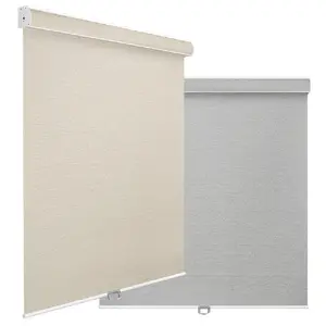 StarDeco Spring system blackout shades sun shading cordless roller blind