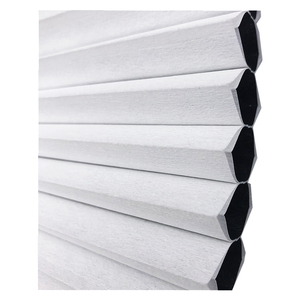 ستائر مطوية من الورق ذات ثنايا بيضاء, ستائر حرارية ذات ثنايا على شكل قرص العسل - Product Image 5