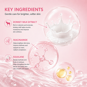 Crème Visage Éclaircissante Aichun Beauty <span class=keywords><strong>au</strong></span> <span class=keywords><strong>Lait</strong></span> <span class=keywords><strong>d</strong></span>'Ânesse et Niacinamide, Nourrissante, Réparatrice, Raffermissante et Éclaircissante pour la Peau - Nouveauté ! - Product Image 4