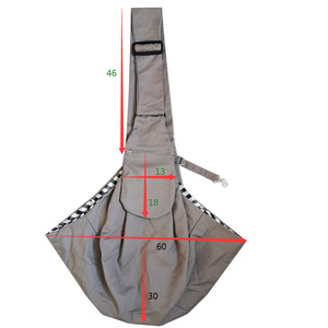 Borsa a Tracolla Nera Impermeabile in Nylon per Gatti, Piccola Borsa da Viaggio a Mani Libere con Chiusura a Bottone e Tasca per Cellulare - Product Image 4