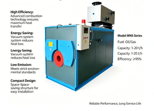 Caldera <span class=keywords><strong>de</strong></span> Agua Caliente a Vacío <span class=keywords><strong>de</strong></span> Combustión Totalmente Cerrada WNS, Funciona con Petróleo/Gas, con Operación Limpia y Eficiente - Product Image 2