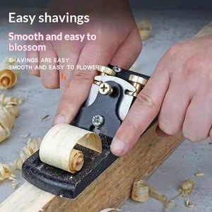 Raboteuse manuelle en fonte pour le travail du bois, outil de menuiserie domestique pour le rabotage et le chanfreinage, noir - Product Image 2