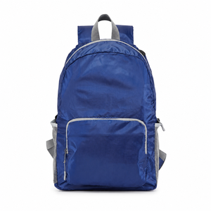 Mochila de viaje plegable, ultraligera, 171g, con bolsillo lateral de malla, cremallera frontal, para piscina, gimnasio, deportes, escuela, al aire libre - Product Image 1