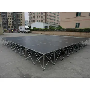 廉价便携式智能舞台铝舞台工业材料易于安装舞台在中国批发