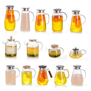 เหยือกน้ำแก้<span class=keywords><strong>ว</strong></span>ดีไซน์ใหม่ระดับไฮเอนด์ พร้อมฝาปิดทรงลูกแก้วคริสตัล ชุดกาน้ำชาและกาต้มน้ำที่สมบูรณ์แบบสำหรับเป็นของข<span class=keywords><strong>ว</strong></span>ัญ - Product Image 6