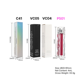 Brillo Labial Transparente Ondulado Cuadrado al por Mayor, Hidratante, de Larga Duración, de Alto Brillo, No Pegajoso, Etiqueta Privada - Product Image 6