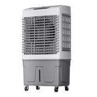 Refroidisseur d'air évaporatif solaire YanTuo MY2035 50W 30L portable 12 vitesses avec lumière LED anti-moustiques pour camping, voiture, maison