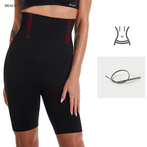 High Waist Butt Lifter <strong>Boyshorts</strong> With Steel Bones Waist Cincher Flatten Tummy Control Panties for Women - Product Image 3