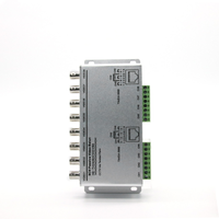 Transmetteur Balun de Moniteur 8 Canaux pour Système de Sécurité Caméra, Câble Coaxial Torsadé Métallique Passif 3MP 5MP AHD/CVI/TVI