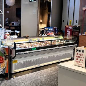 Réfrigérateur à double température pour supermarché, <span class=keywords><strong>comptoir</strong></span> refroidisseur d'air pour viande et poisson, stockage de produits frais pour boucherie - Product Image 2