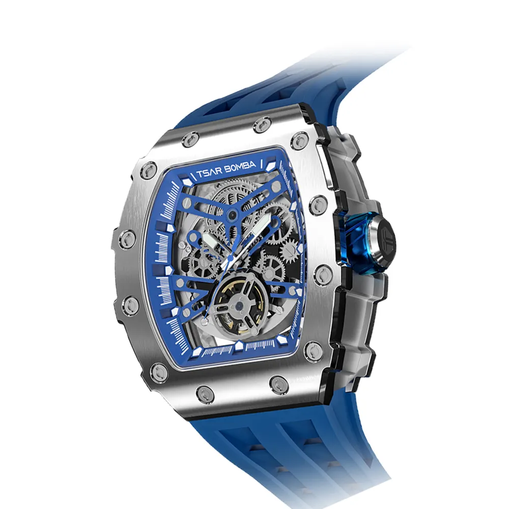 OEM/ODM 브랜드 럭셔리 남자 자동 방수 스포츠 기계 GMT 손목 시계 그 남자 시계