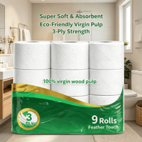 Offre Spéciale – Rouleaux de Papier Toilette en Pâte de Bois Vierge pour Hôtels, Doux et Hygiéniques, 2/3/4/5 Plis – Fournisseurs de Papier Toilette