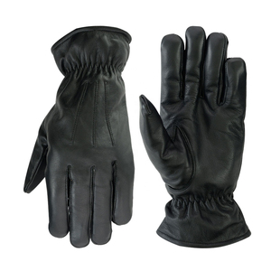 Guantes de invierno de cuero marrón para mujer, lo más vendido - Product Image 4